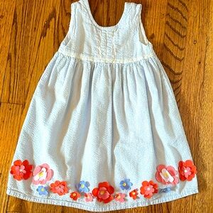 Baby Boden Double Lined Flower Dress